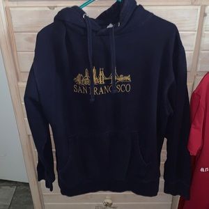 Navy blue San Francisco hoodie